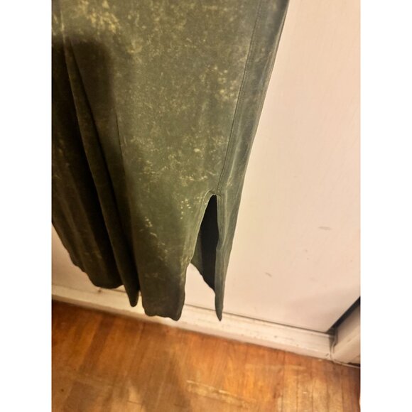 LULULEMON OLIVE GREEN WASH TANK DRESS SZ 12 WOMENS - Picture 3 of 5